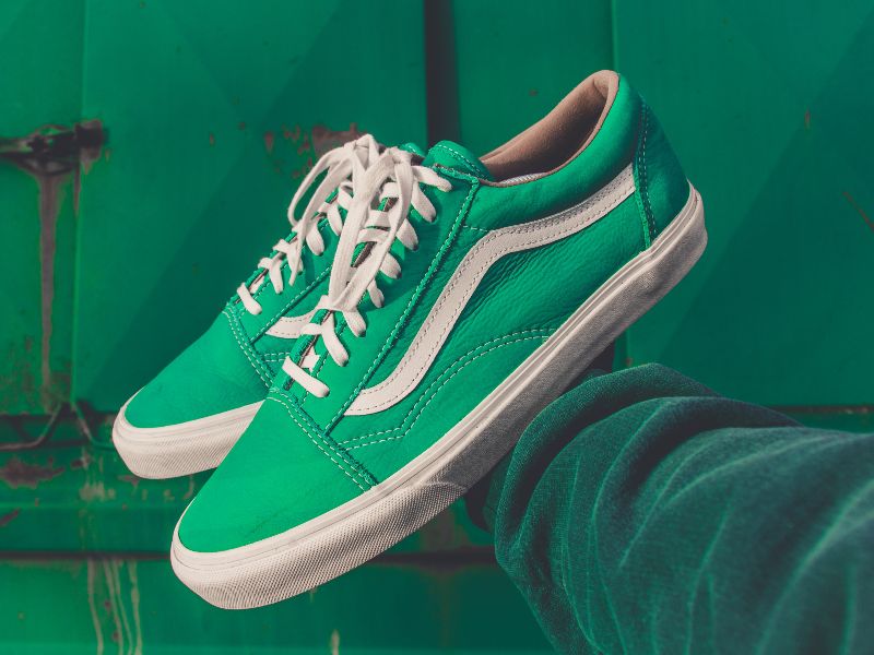 Chaussures Vans Old Skool vert