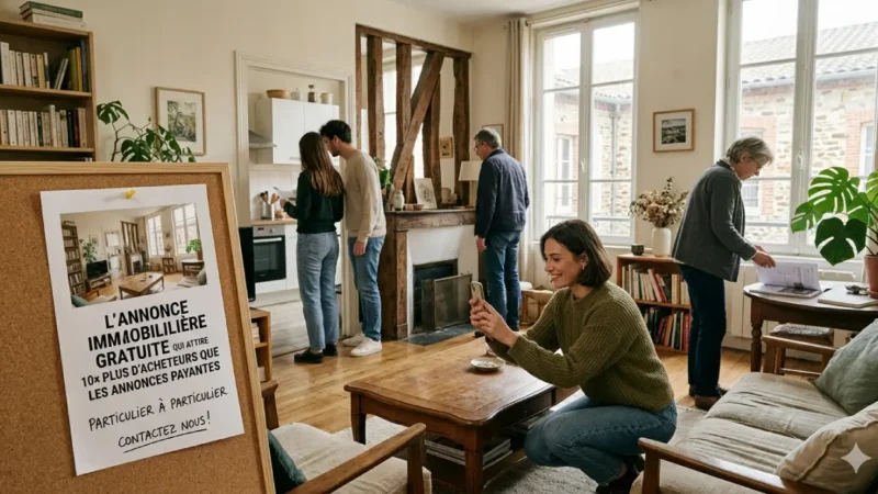 L’annonce immobilière gratuite qui attire 10× plus d’acheteurs que les annonces payantes